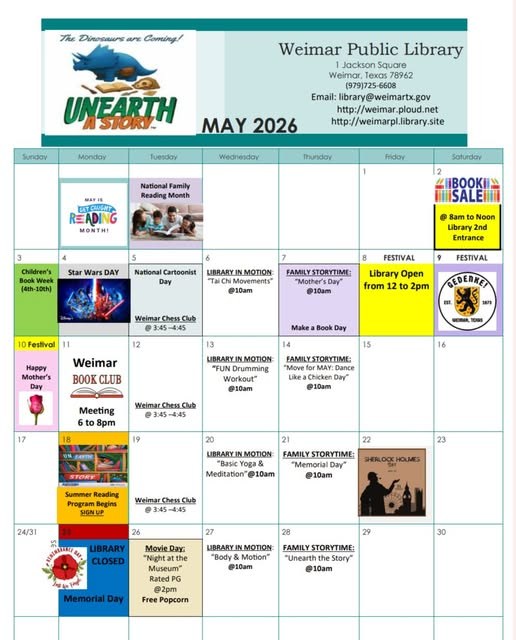 Printable Monthly Event Calendar